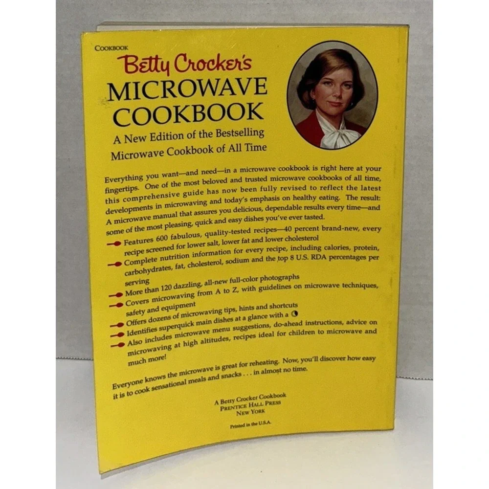 Betty Crocker's Microwave‎ Cookbook by Betty Crocker Editors (1990, Paperback)